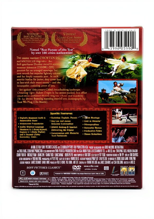 Crouching Tiger Hidden Dragon DVD Ang Lee Action Fantasy-1