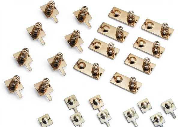 Battery Spring Contacts 66064 Iron Nickel Plated-0
