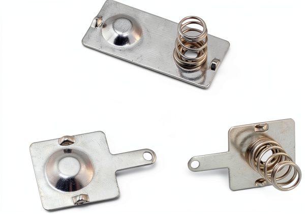 Battery Spring Contacts 66064 Iron Nickel Plated-1