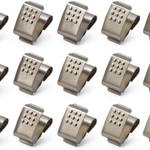 Pavo Spring Steel AA Battery Clips 20 Pack Durable-0
