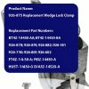 SevnYoko Battery Terminal Kit Silver OE Replacement 926-875-1