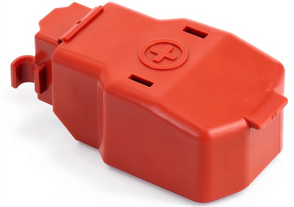 Battery Terminal Cover Generic Car Battery ABS Red Fit for 2010-17-8