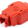 Battery Terminal Cover Generic Car Battery ABS Red Fit for 2010-17-0