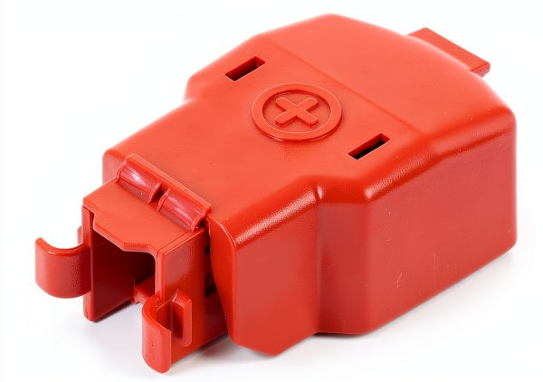 Battery Terminal Cover Generic Car Battery ABS Red Fit for 2010-17-0