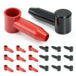 Silicone Battery Terminal Cover RVBOATPAT CCI10-25-BR Red/Black-0