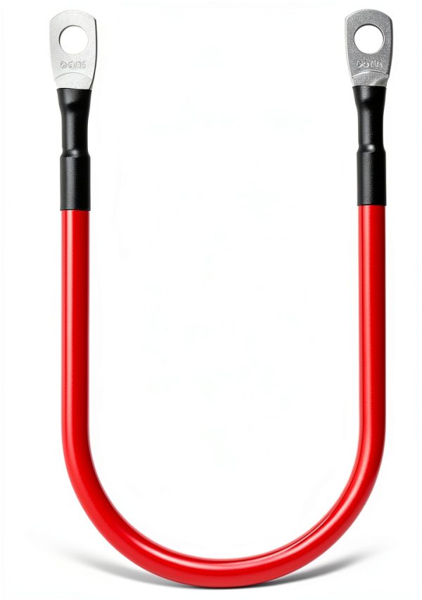 TUELETFU 1FT 8‑Gauge Battery Cable Red/Black with 5/16" Lug Automotive-7