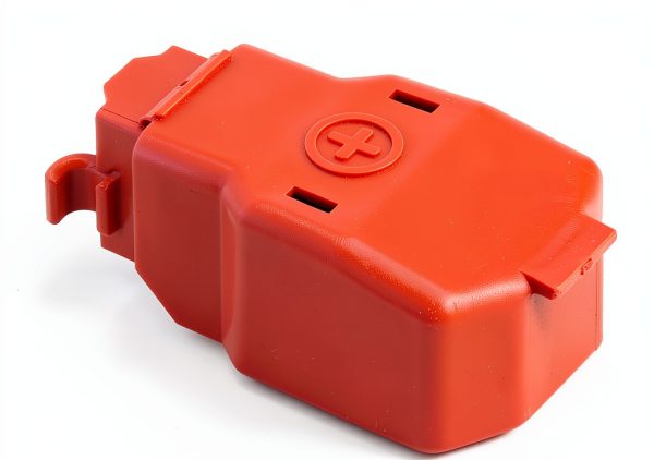 Battery Terminal Cover Generic Car Battery ABS Red Fit for 2010-17-6
