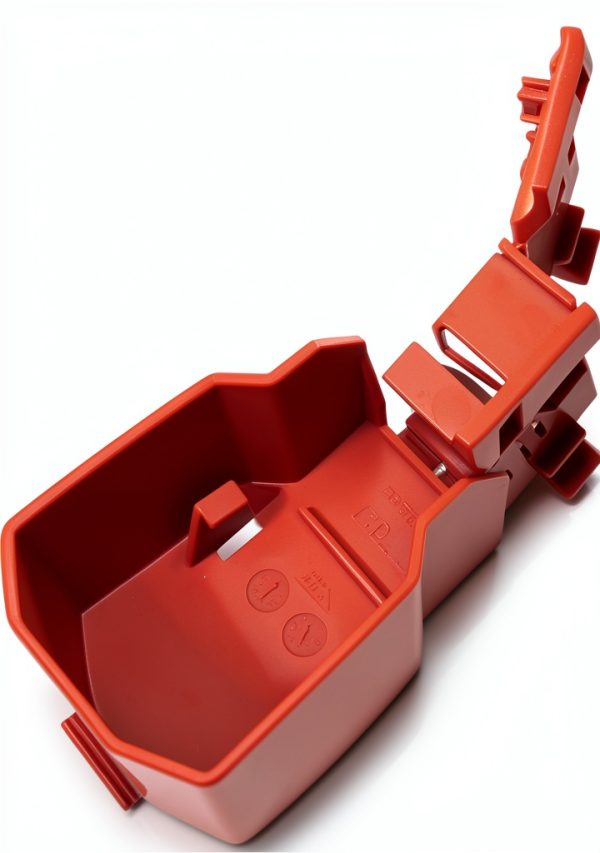 Battery Terminal Cover Generic Car Battery ABS Red Fit for 2010-17-2