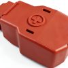 Battery Terminal Cover Generic Car Battery ABS Red Fit for 2010-17-7