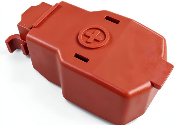 Battery Terminal Cover Generic Car Battery ABS Red Fit for 2010-17-7