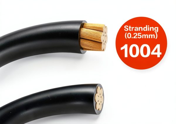 1/0 Gauge Power Ground Wire Black/Red with Cable Cutter Tuijodaix 20ft-3