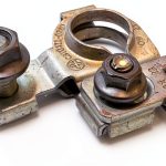 Positive Battery Terminal EDS 91982-2W000 Tin Plated with M6 M8 Nuts-0