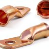 Copper Ring Terminal F.S.P Battery Lug 8 Awg and 6 Awg Size Options-1