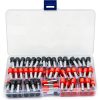 6 Gauge Ferrule Connectors XFFCSEC Crimp Butt Terminals Red Black Pack-0