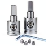 Car Audio Amplifier Connector Kit Nickel Brass 4PCS 0-4 Gauge-0