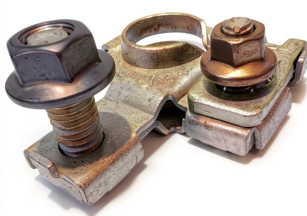 Positive Battery Terminal EDS 91982-2W000 Tin Plated with M6 M8 Nuts-4