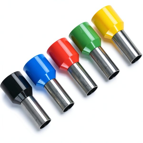 6 Gauge Ferrule Connectors XFFCSEC Crimp Butt Terminals Red Black Pack-4