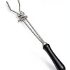 STOBOK Crucible Tongs Carbon Steel Clamp for Gold Silver Refining-5