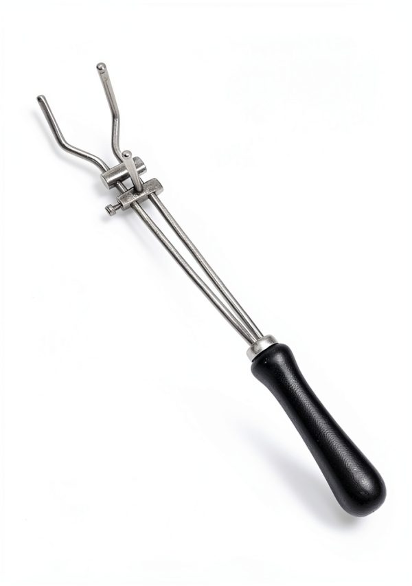 STOBOK Crucible Tongs Carbon Steel Clamp for Gold Silver Refining-5