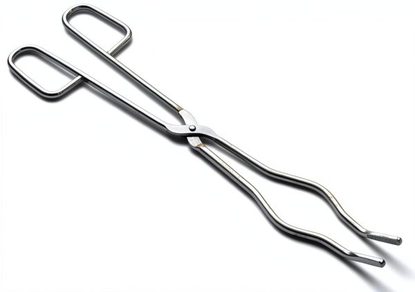 Tongs Crucible Holder Beaker Round Furnace Tong Stainless Handle 16" - 40cm Long-1
