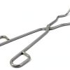Crucible Tongs JTS Stainless Steel 12" Length with Serrated Bent Tips-2