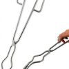Stainless Steel Crucible Tongs 40CM AURORAGRACE Heavy-Duty Ergonomic-2