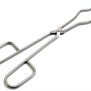 Tongs Crucible Holder Beaker Round Furnace Tong Stainless Handle 16" - 40cm Long-0