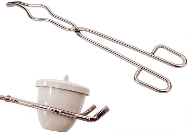 Stainless Steel Crucible Tongs 40CM AURORAGRACE Heavy-Duty Ergonomic-3