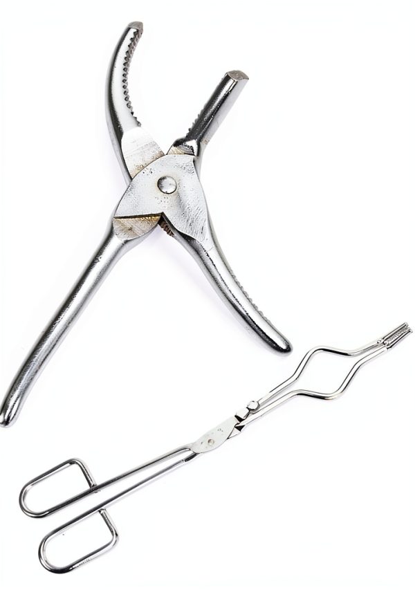 Stainless Steel Crucible Clamp Baluue Multipurpose Lab Utensil-4