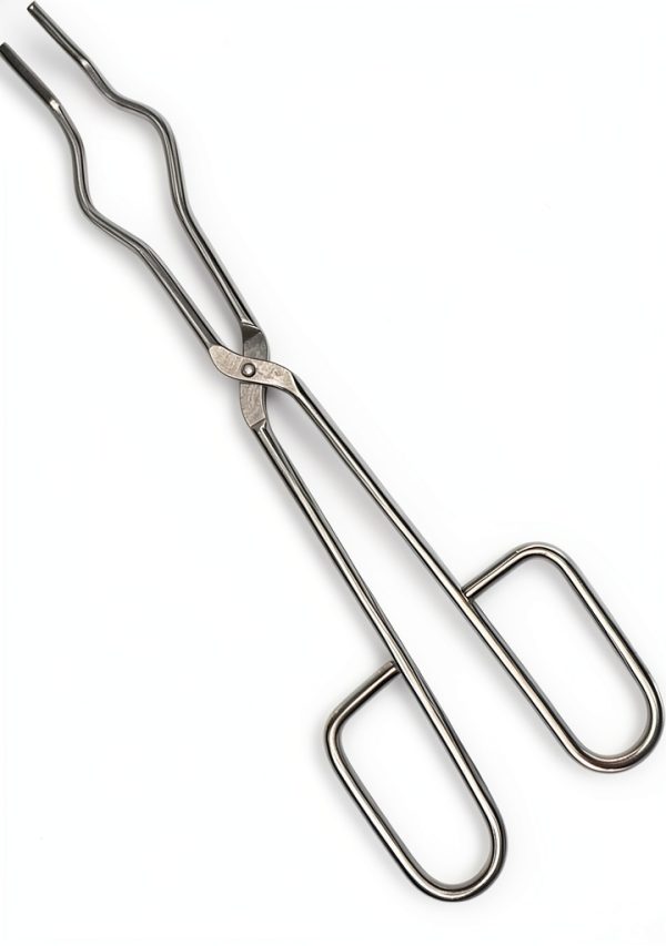 Tongs Crucible Holder Beaker Round Furnace Tong Stainless Handle 16" - 40cm Long-3