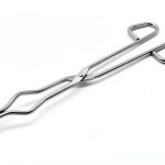 Crucible Tongs JTS Stainless Steel 12" Length with Serrated Bent Tips-0