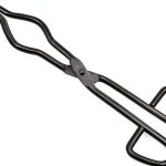EISCO Crucible Tongs Stainless Steel Bow 3.5" Capacity 7.9" Length-0