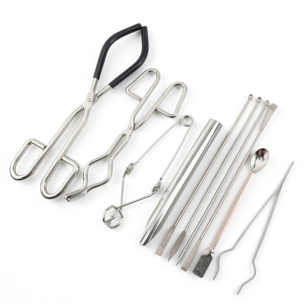 Scientific Labwares Kit Crucible Tongs Tube Clamps-0