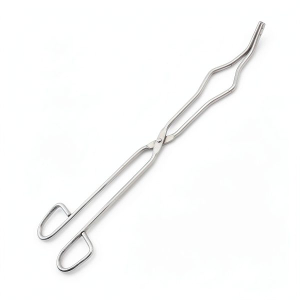8” Crucible Tongs AAProTools - Round Steel Chrome, 200mm-0