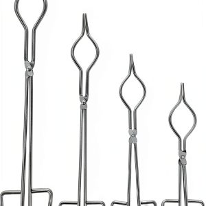 Cabilock Stainless Steel Crucible Tongs 13.78 Inch Ergonomic Lab Clamp-0