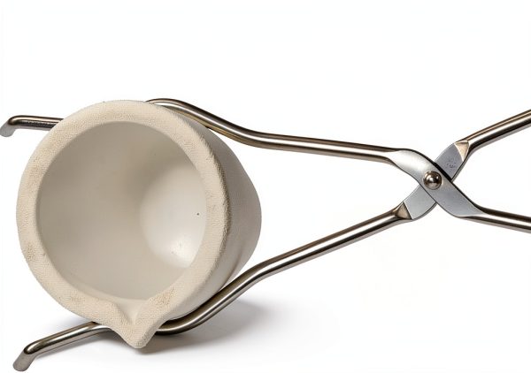 Tongs Crucible Holder Beaker Round Furnace Tong Stainless Handle 16" - 40cm Long-2
