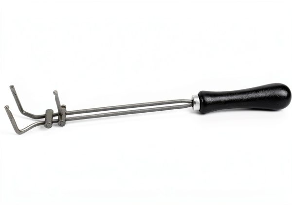 STOBOK Crucible Tongs Carbon Steel Clamp for Gold Silver Refining-0