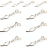Crucible Tongs 10in Stainless Steel Pack of 10 by GSC International-0