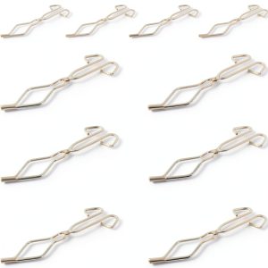 Crucible Tongs 10in Stainless Steel Pack of 10 by GSC International-0