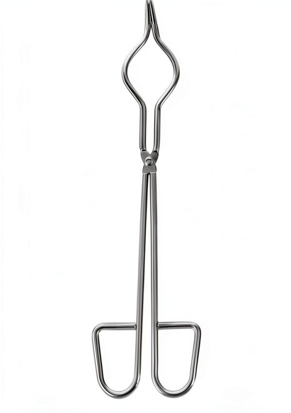 Cabilock Stainless Steel Crucible Tongs 13.78 Inch Ergonomic Lab Clamp-3