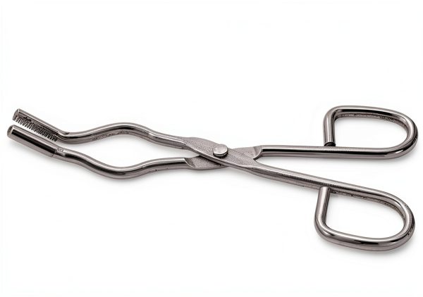 EISCO Crucible Tongs with Bow 4in Capacity Stainless Steel Lab Tongs-1