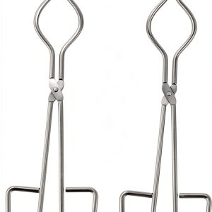 Stainless Steel Crucible Tongs DIYEAH 2pcs 40cm Furnace Holder-0