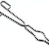 Crucible Tongs by Ion Tool - 16" Stainless Steel with Anti-Skid Jaws-0