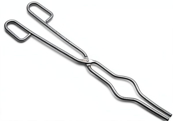 Crucible Tongs by Ion Tool - 16" Stainless Steel with Anti-Skid Jaws-0