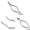 Stainless Steel Crucible Tongs 14" by QWORK Polished Anti‑Skid Design-2