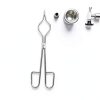 Stainless Steel Crucible Tongs DIYEAH 2pcs 40cm Furnace Holder-3