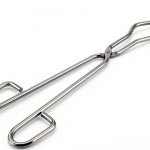 Crucible Tongs Hztyyier Stainless Steel 400mm Lab Forceps Clamp-0