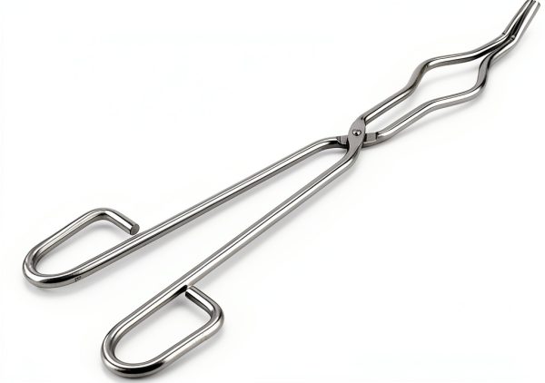 Crucible Tongs Hztyyier Stainless Steel 400mm Lab Forceps Clamp-0