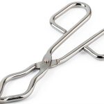 Stainless Steel Crucible Tongs Heavy Duty Clamp with Non‑Slip Paws-0