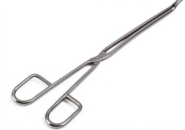 EISCO Crucible Tong 13 Inch Straight Extra Long Stainless Steel-0
